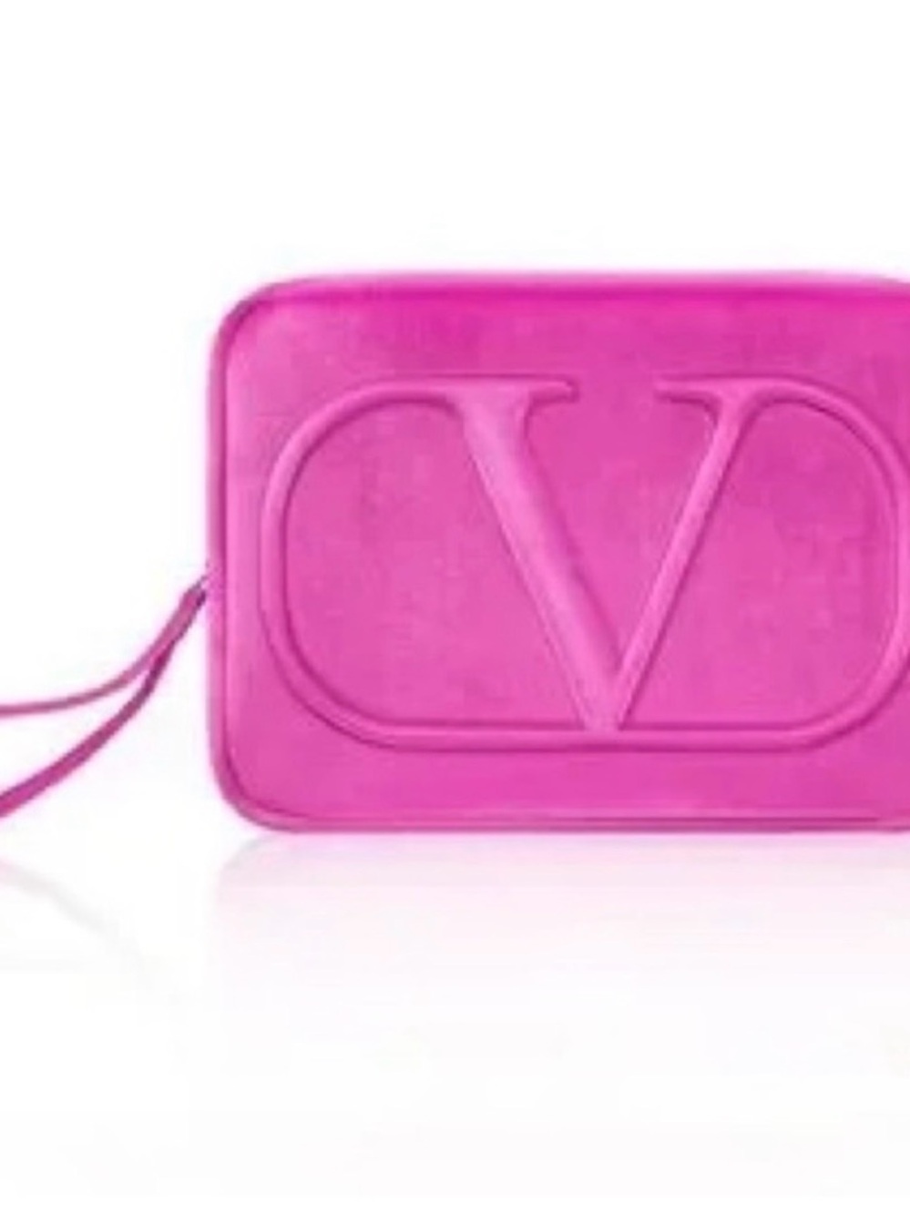 Valentino Hot Pink Cosmetic Pouch